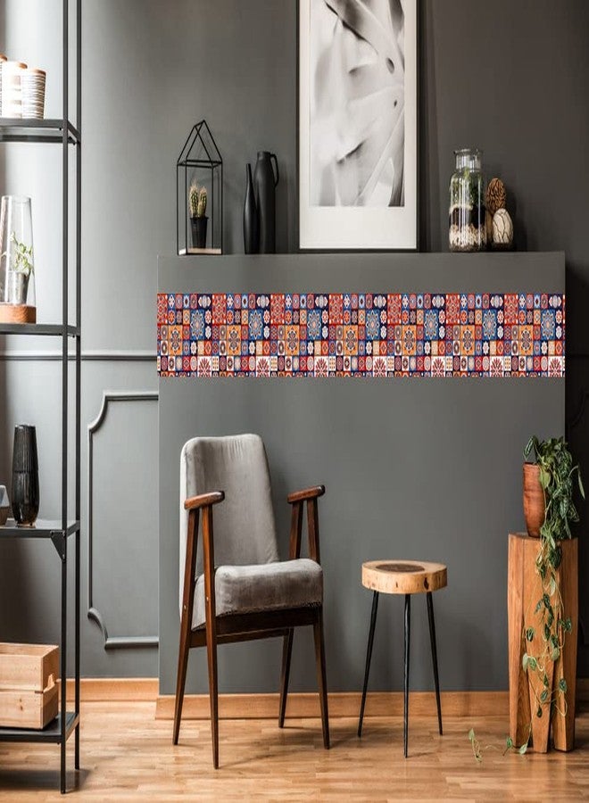Infinity Interiors Self Adhesive Wall Tile Stickers for Home Living Room Bedroom Kitchen Stylish Walls Floor, Vinyl Oil Proof & Waterproof(Wide 6 in, Length 48 Inches 3 Strip..) (Design03) - Image 5